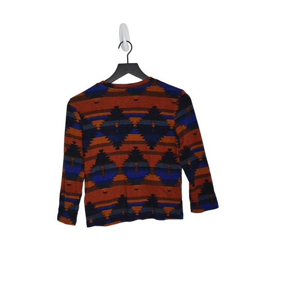 ⭐️ Forever 21  Brown Aztec Print Sweater Size S - Picture 2 of 4